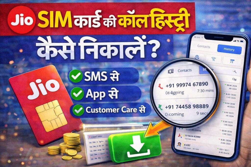Jio Sim Call History Kaise Nikale?