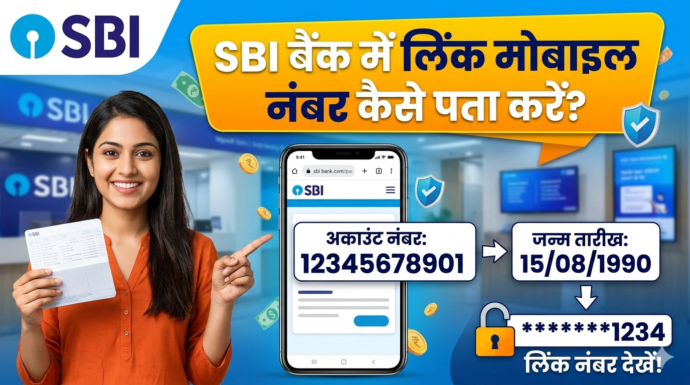 SBI Link Mobile Number Check Online
