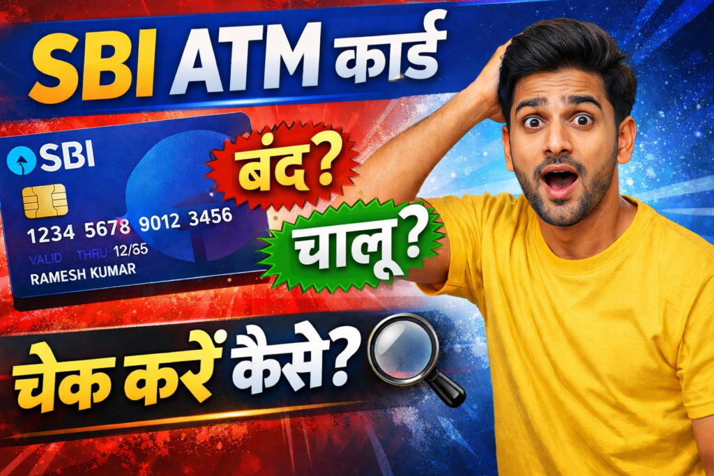 SBI ATM Card Status Check Online